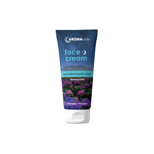 Крем для обличчя та зони декольте «AROMAcode» для нормальної шкіри нічний - живильний, 70 г Крем для обличчя та зони декольте «AROMAcode» для нормальної шкіри нічний - живильний, 70 г