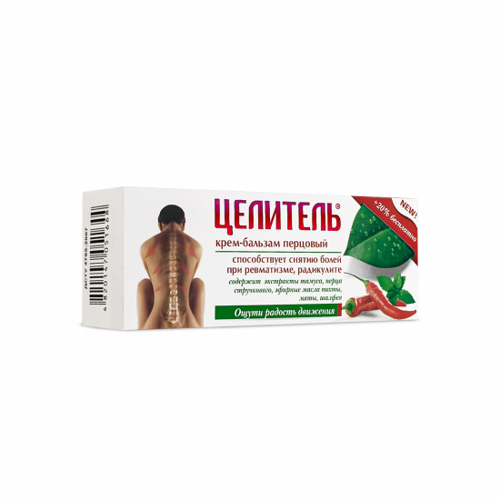 Cream-balm pepper for rheumatism, radiculitis and muscle pain «Celitel», 70 g Cream-balm pepper for rheumatism, radiculitis and muscle pain «Celitel», 70 g