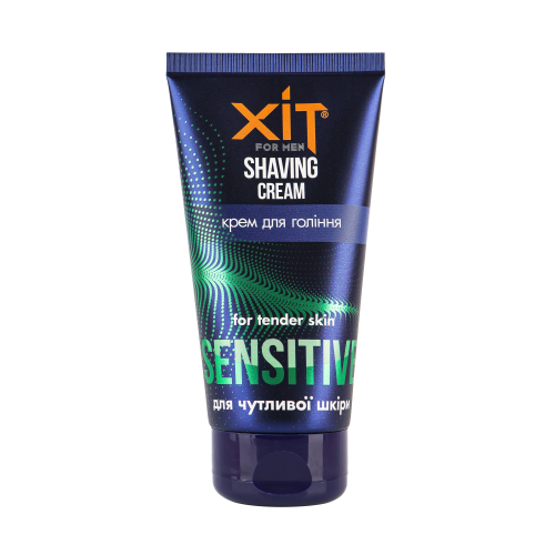 Крем для гоління «ХІТ for men» SENSITIVE для чутливої шкіри, 150 г Крем для гоління «ХІТ for men» SENSITIVE для чутливої шкіри, 150 г