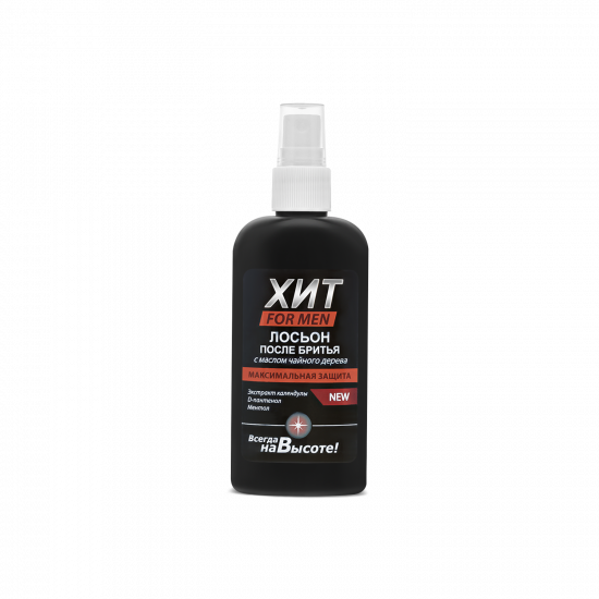 After shave lotion with tea tree oil "HIT for men", 100 ml After shave lotion with tea tree oil "HIT for men", 100 ml