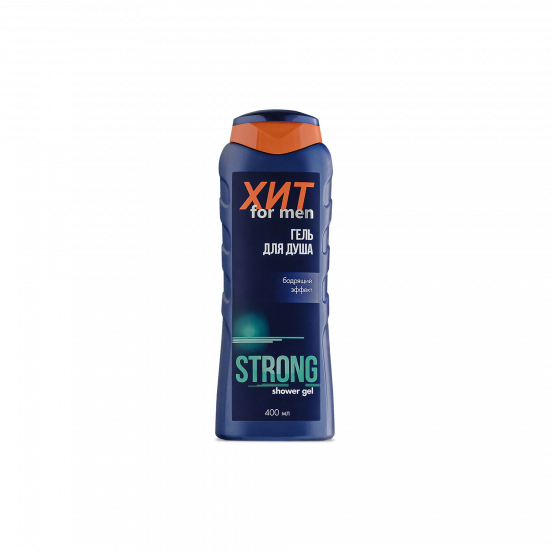 Shower gel HIT «Strong. Invigorating effect», 400 ml
