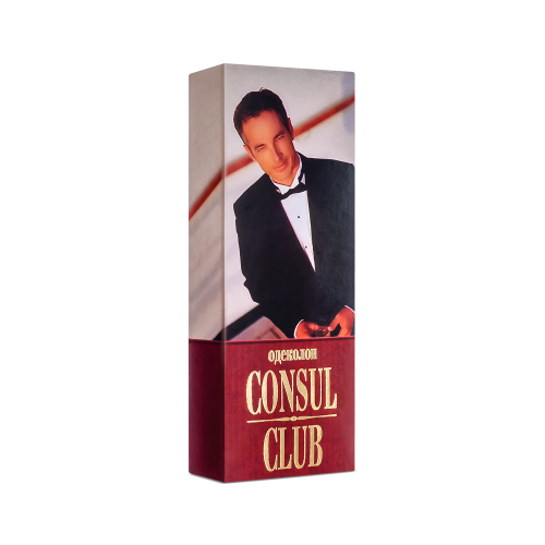 Одеколон «Consul Club», флакон в футлярі, 75 мл Одеколон «Consul Club», флакон в футлярі, 75 мл