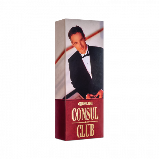 Одеколон «Consul Club», флакон в футлярі, 75 мл