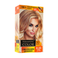 Cream-color for hair with an oxidizing agent "Permanent Color" tone "Blonde cappuccino" No. 0.23