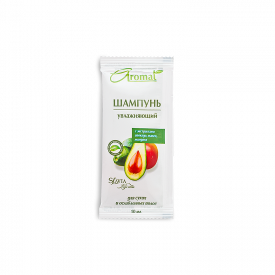 Shampoo "SLAVIA Lege Artis" moisturizing sachet for dry and weakened hair, 10 ml Shampoo "SLAVIA Lege Artis" moisturizing sachet for dry and weakened hair, 10 ml