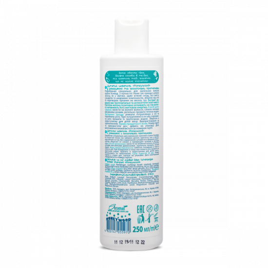 Shampoo with chamomile and milk proteins for children "Honeywood", 250 ml Shampoo with chamomile and milk proteins for children "Honeywood", 250 ml
